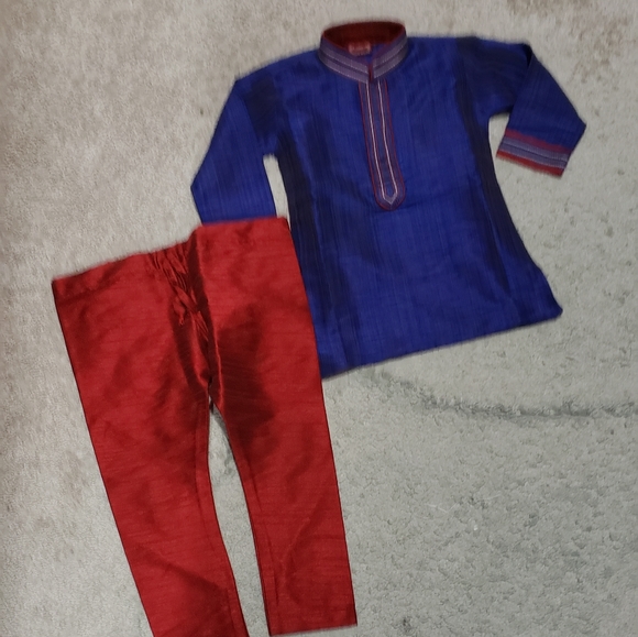 NWOT traditional Kurtha set for 1 year old boy - Picture 2 of 3